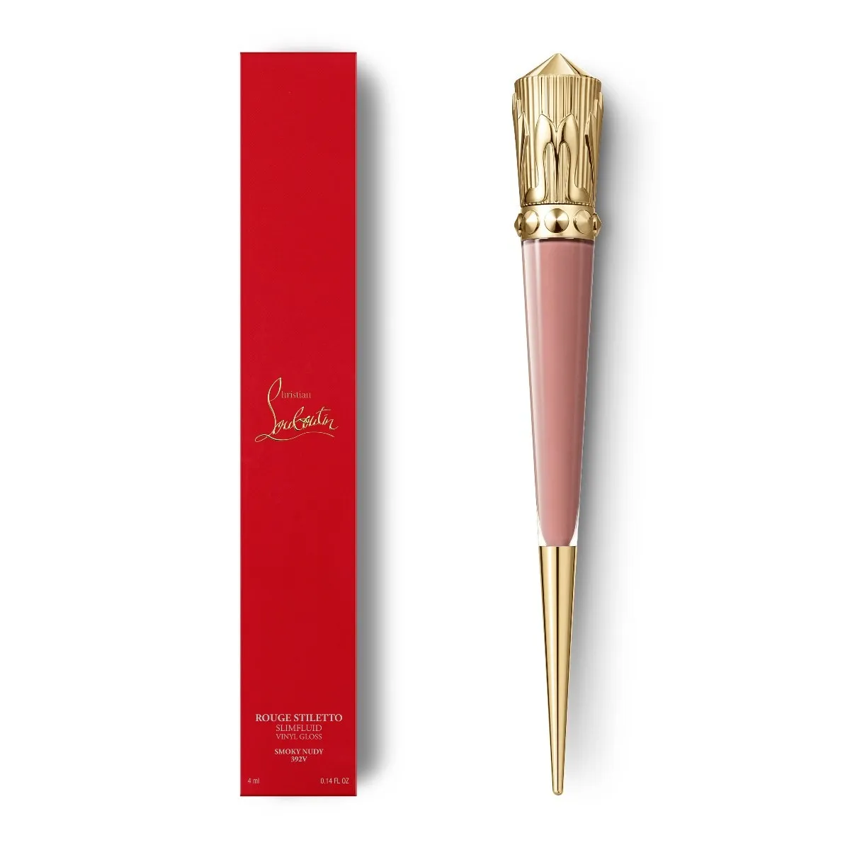 Christian Louboutin Rouge Stiletto Vinyl Gloss – Lip Gloss – Smoky Nudy 392V - Beauty - alternate view 9